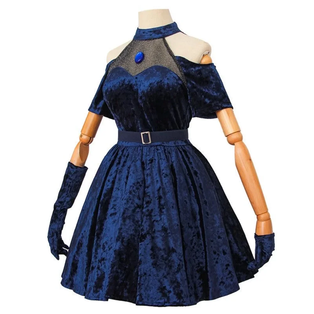 2026  Mizi Cosplay Costume Ani - Anime Cosplay Blue Hair ulasan dan harga