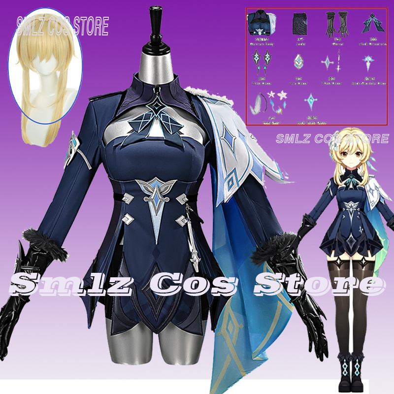 2026 Genshin Impact Traveler L - Anime Cosplay Ladies ulasan dan harga