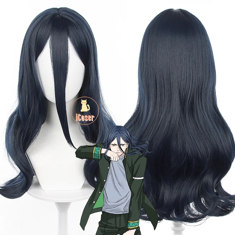 3,v;5'h\8/Kyotaro Sugishita Co - Anime Cosplay Blue Hair ulasan dan harga
