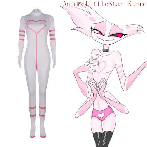 Anime Angel Dust Game Cosplay  - Anime Cosplay Jumpsuit ulasan dan harga