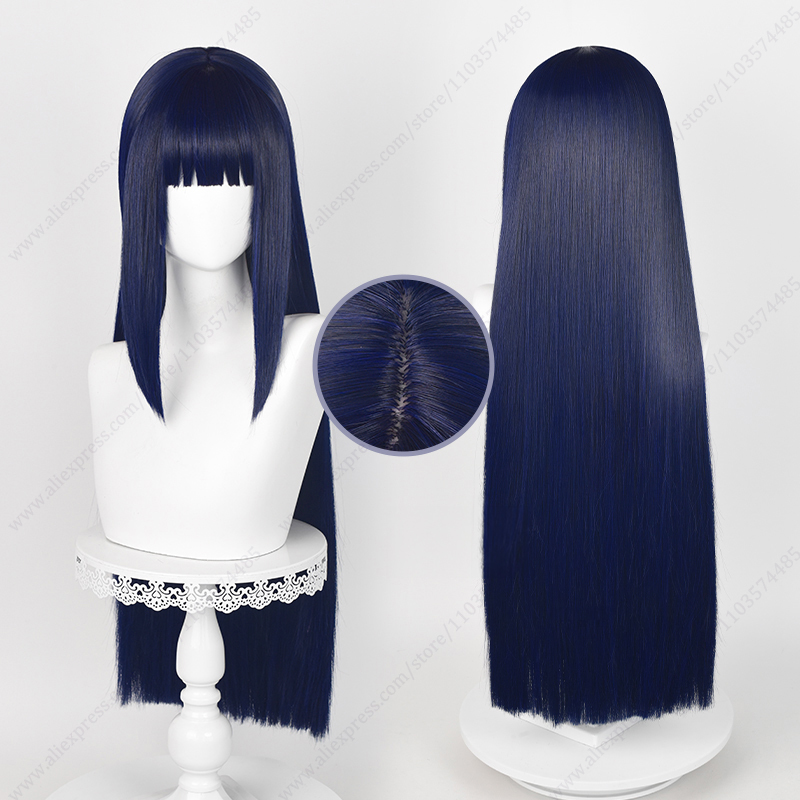 Hinata Hyuga Cosplay Wig Blue  - Anime Cosplay Blue Hair ulasan dan harga