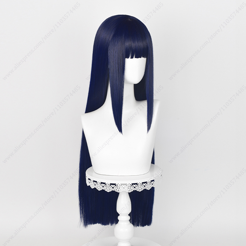 Hinata Hyuga Cosplay Wig Blue  - Anime Cosplay Blue Hair ulasan dan harga
